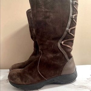 Merrell Expresso Brown Encore Fur Lined Boots Woman size 9.5